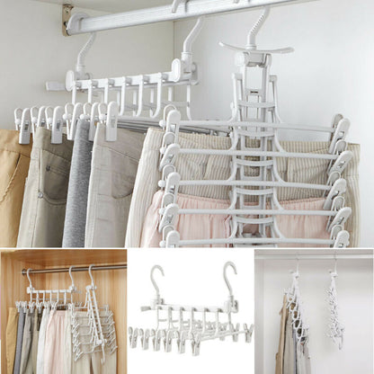 Space Saver Magic Hanging Clothes Hanger Rack