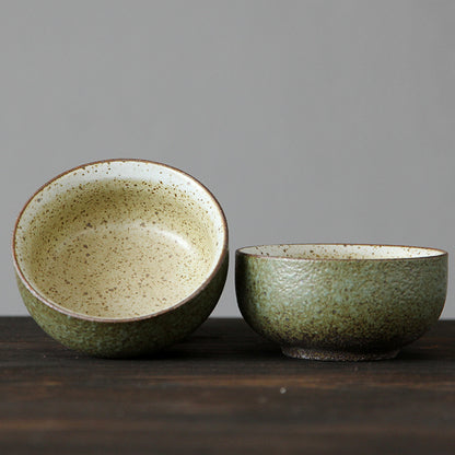 Japanese stoneware teacup