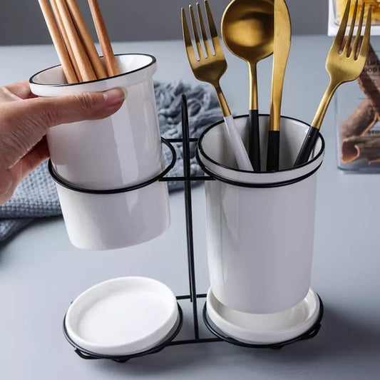 Chopsticks, knife, fork and spoon storage rack