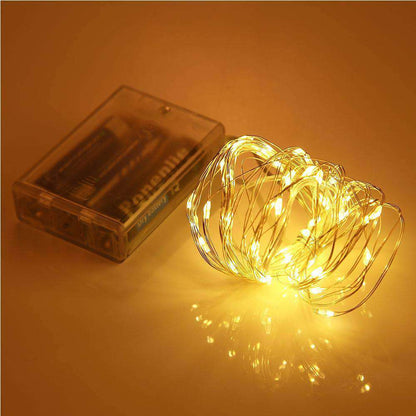 AMZER Fairy String Light 50 LED 5m Waterproof AA Battery Operated