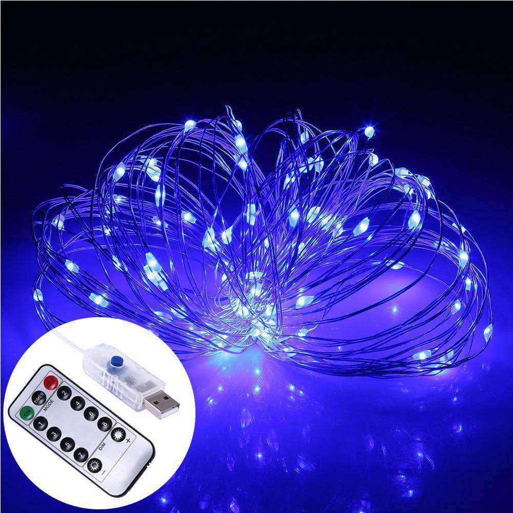 AMZER Fairy String Light 100 LED 10m Waterproof USB Operated Remote