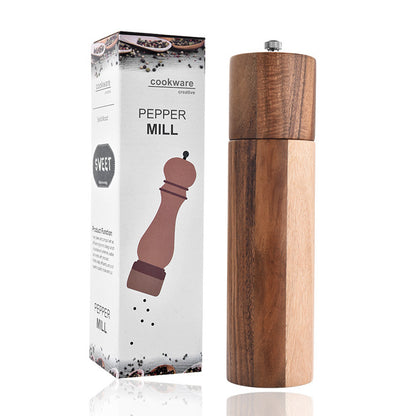 Cylindrical ceramic core manual pepper grinder