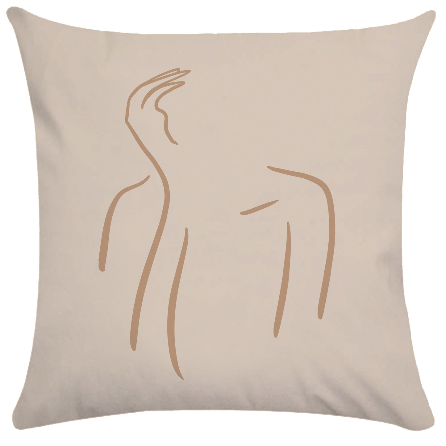 Abstract female pillowcase