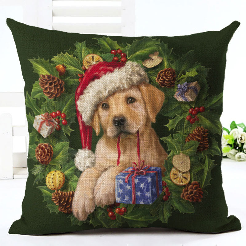 Cartoon christmas pillow pillow