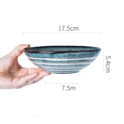 Household Simple Retro Ceramic Dishes And Tableware