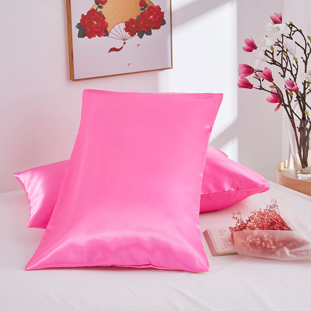 Silk double pillowcase