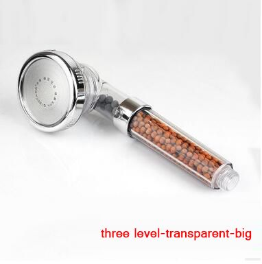 Pressurized Negative Ion Three-speed Shower Head