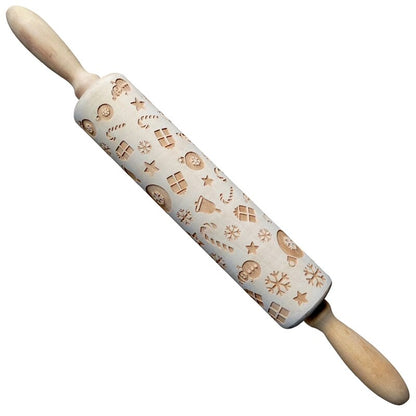 Rolling Pin Christmas Embossing