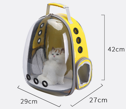 Portable Pet Puppy Backpack Carrier Bubble, New Space Capsule Design 360 Degree Sightseeing Rabbit Rucksack Handbag