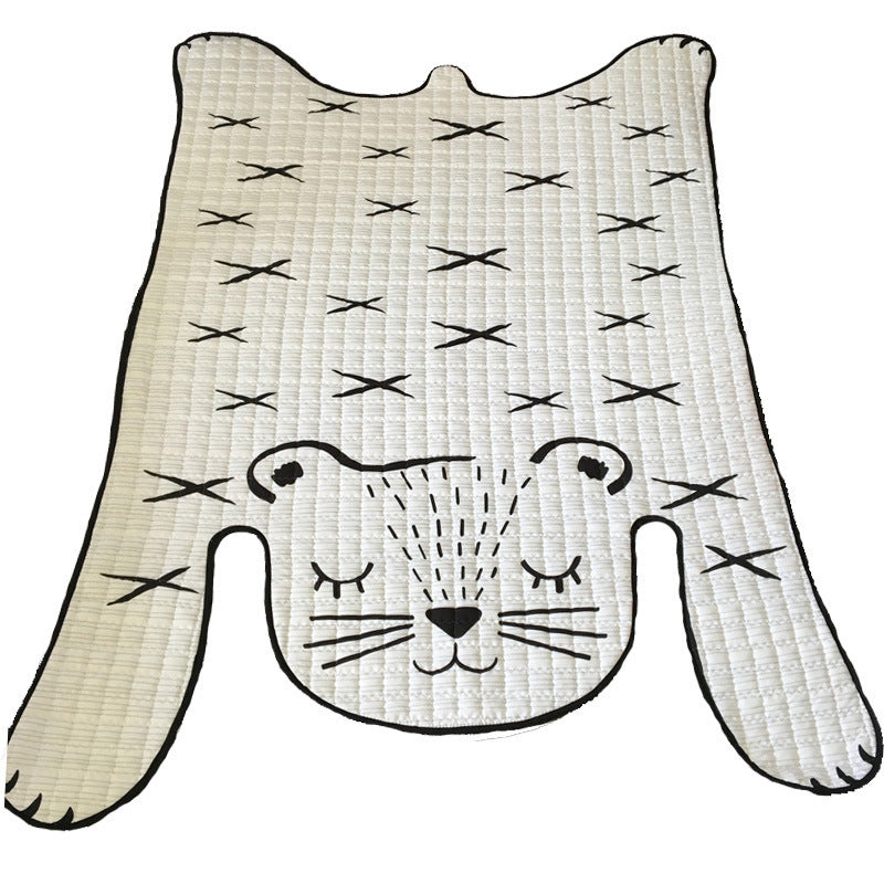 Toys Baby Play Mat Kids Carpet White Tiger Plush Rugs For Liveing Room Decoration Floor Mats Developing Mat For Children