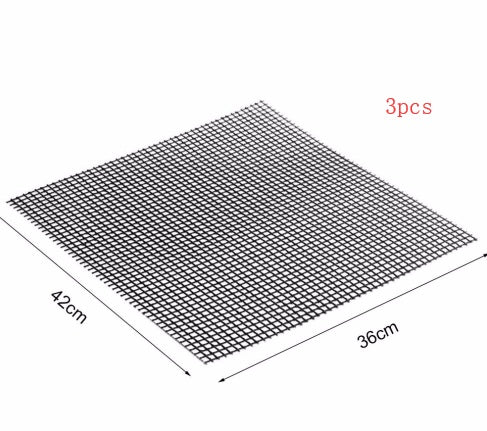 Barbecue Non-Stick Wire Mesh Grilling Mat Reusable Cooking Grilling Mat For Outdoor Activities