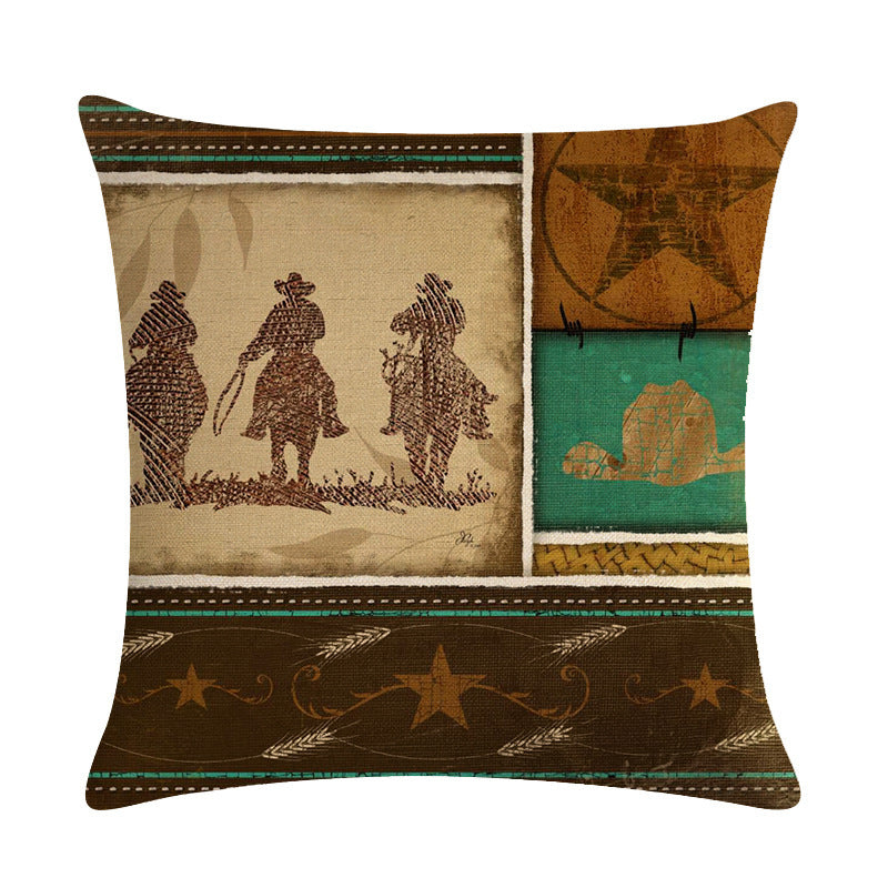 Cowboy Decorative Throw Pillows Cushion Covers