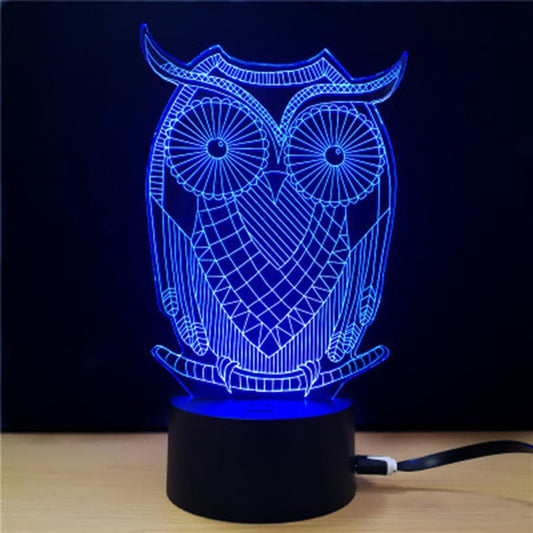 Visual stereo light LED colorful night light Valentine's Day