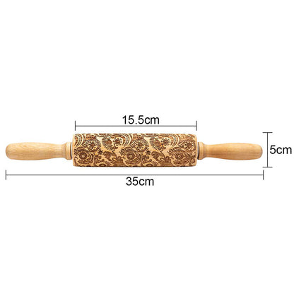 Rolling Pin Christmas Embossing