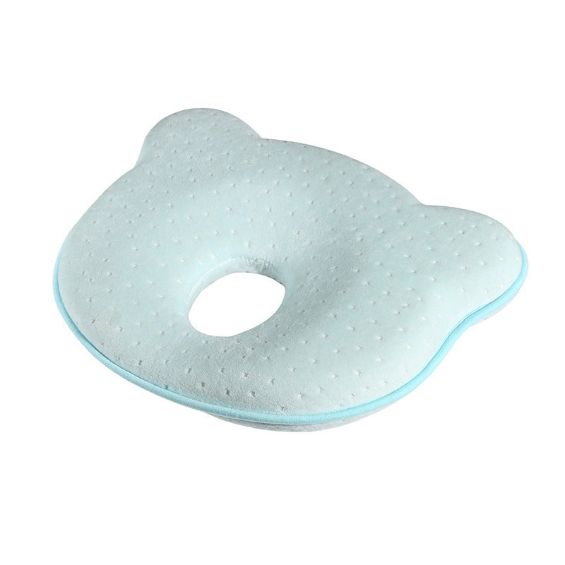 Newborn Infant Anti Roll Pillow Prevent  Flat Head Neck Pillow