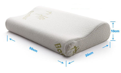 Direct selling bamboo fiber slow rebound memory pillow cervical pillow care pillow to promote sleep support small wholesale sleep