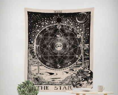 Astrology star sun star moon living room bedroom tapestry home decoration