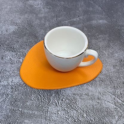 Table Mat Table Mat Placemat Table Mat Heat Insulation PU Leather Placemats Coaster Bowl Kitchen Non-slip