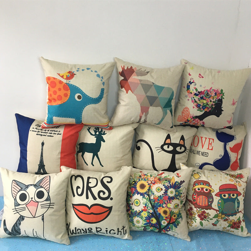 Cartoon pillow sofa cushion