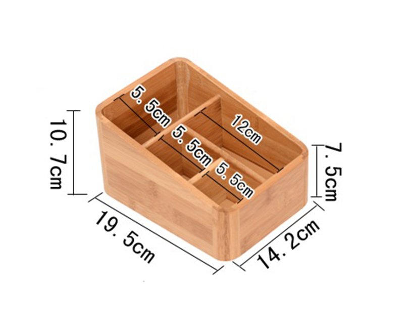 Office Bamboo Storage Box