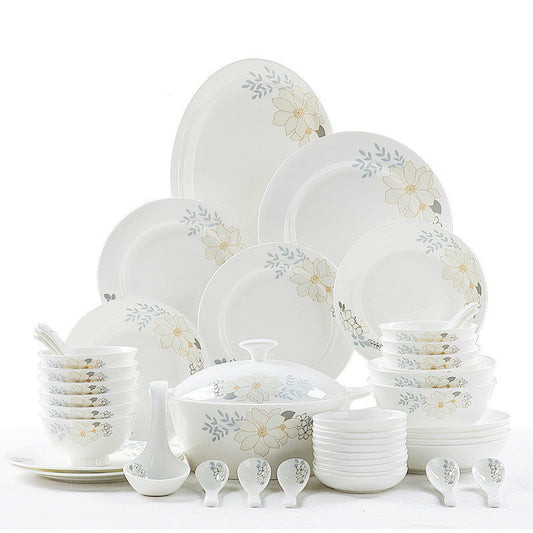 Bone China Tableware Set Bowl And Plate European Style Bowl And Dish Set