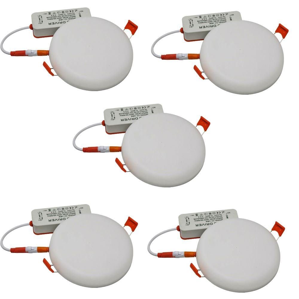 Modern LED Round Recessed Ultra slim Ceiling Flat Panel down Light