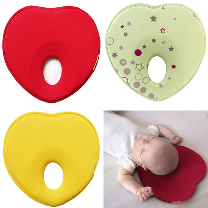 Newborn Infant Anti Roll Pillow Prevent  Flat Head Neck Pillow