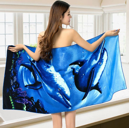 Printed beach towel