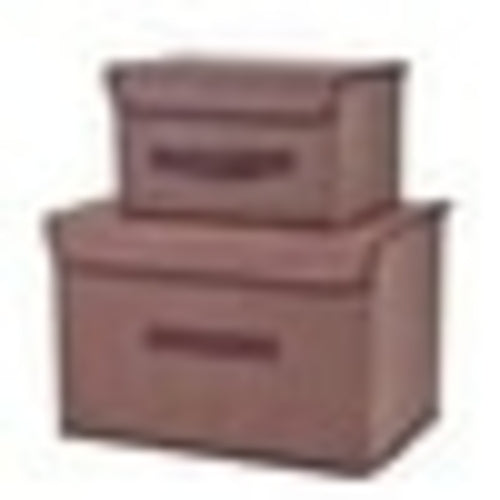 2PC/Set Closet Storage Box Collapsible Non Woven