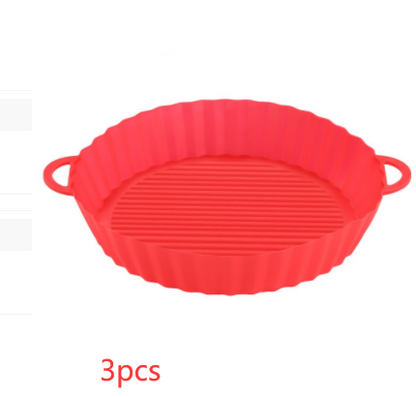 Air Fryer Tray Silicone Kitchen Supplies AirFryer Silicone Pot Grill Pan Accessories Disposable Paper Liner