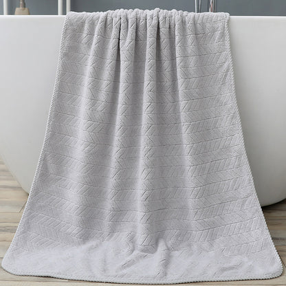 Coral Fleece Bath Towel Thickening Towel Absorbent