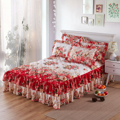 Thick double-layer lace bedspread