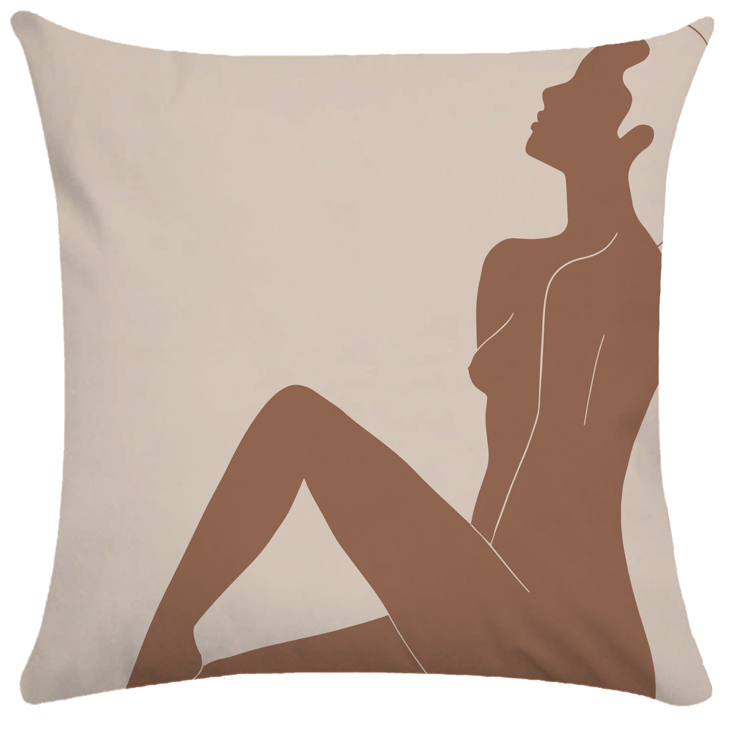 Abstract female pillowcase