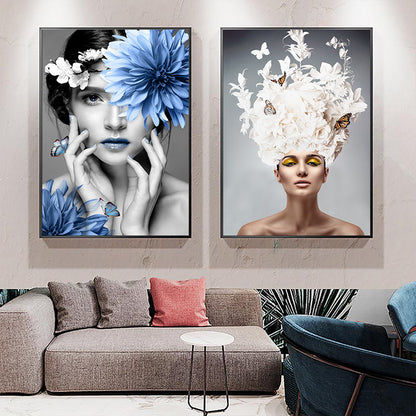 Model character photography modern decorative painting