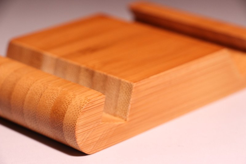 Bamboo Phone Holder Card Holder