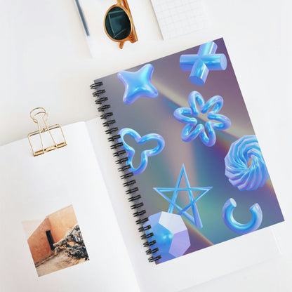 Virtual Space Spiral Notebook