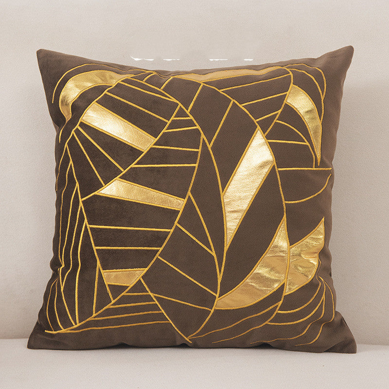 Dutch velvet gilded pillow case