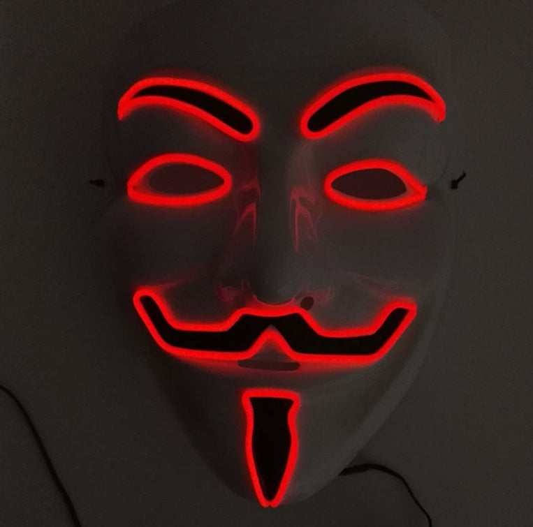 New LED Guy Fawkes Mask