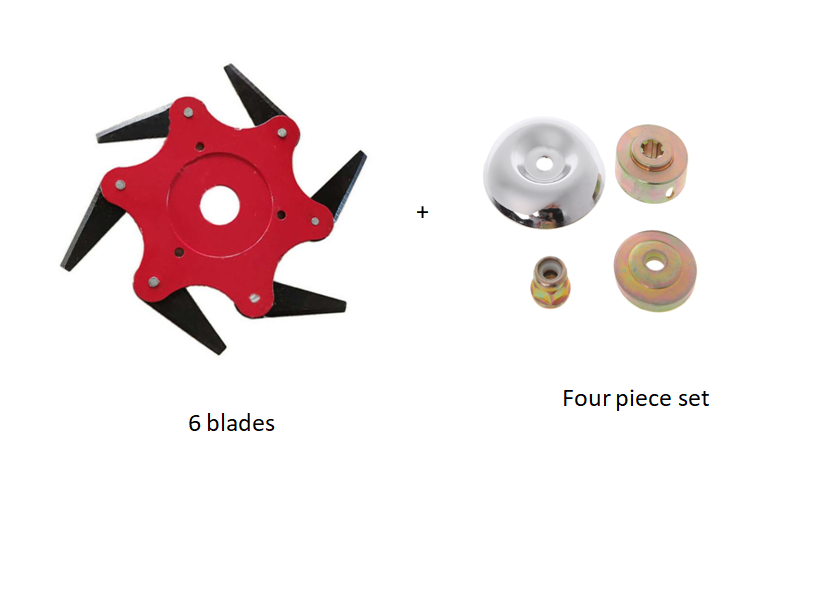 Multi-Leaf Manganese Steel Blade For Mowing Head