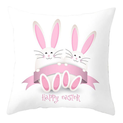 Easter Pillowcase Short Plush Cushion