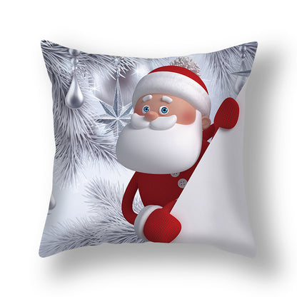 Christmas Snowman Series Peach Soul Pillow Case