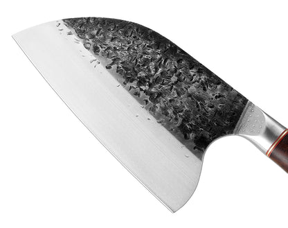 Hammer brushed kitchen knife