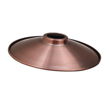 Ceiling Flat Lamp Shades Brushed Copper 2 Pack ~ 1951