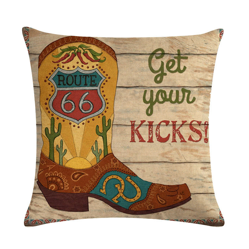 Wild West Throw Pillow Covers