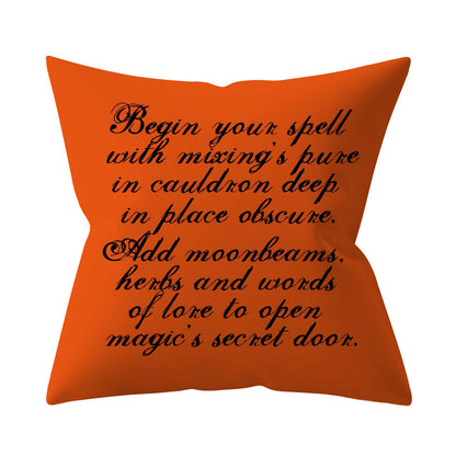 Halloween sofa cushion and pillowcase