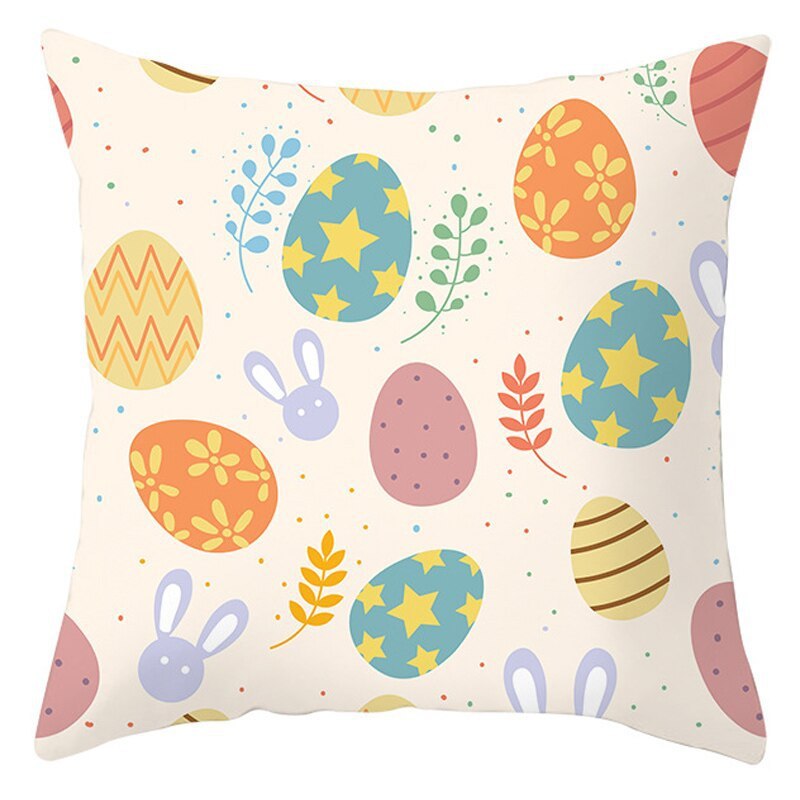 Easter Pillowcase Short Plush Cushion