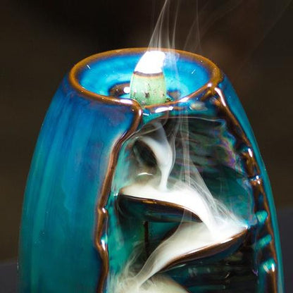 Multi-layers Ceramic Back flow Incense Burner