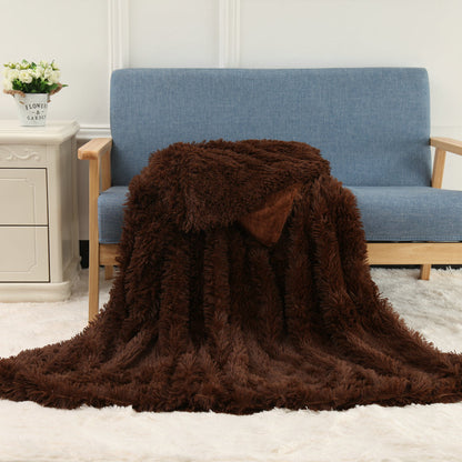 Plush Blanket Double-layer Blanket Multifunctional