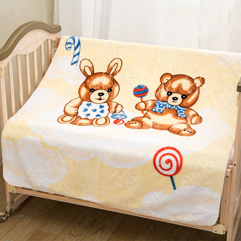 Double-sided Printing Cloud Blanket Cartoon Super Soft And Comfortable