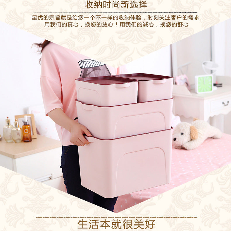 Creative underwear storage box, plastic bra, underwear box, wardrobe finishing box, desktop size collection package